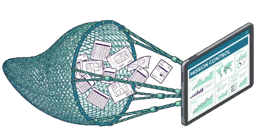 Mission Control Net Visual - Turning chaos into order